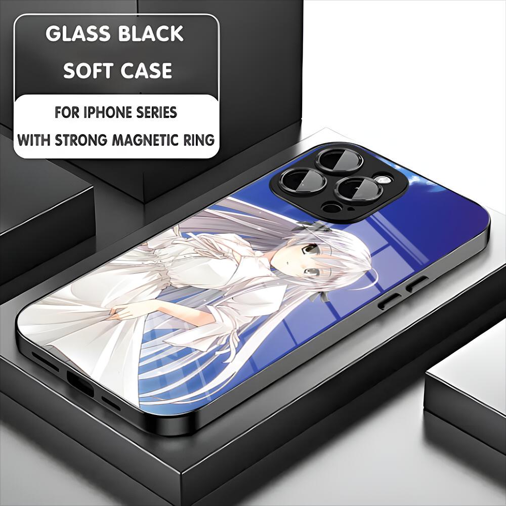 Y-Yosuga No Sora Phone Case For Iphone 17 16 15 14 13 11 12 Pro Max Mini Plus Magnetic Glass Phone Cover