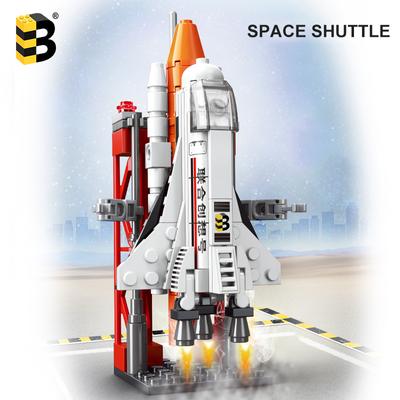 100+ Stück Raumschiff Satellit Space Shuttle Raketenmodell Spielzeug Militärserie Raketenstartzentrum Bausteine Spielzeug Steine