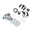 36V 48V 350W Brushless Motor Controller S866 LCD Panel Kit Electric Bike Conversion Brake Twist Handle Kit for Riding