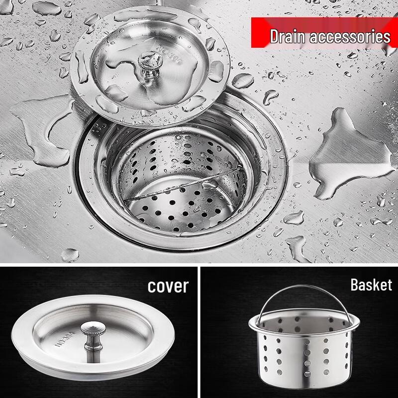 Kitchen Sink Drain Strainer and Stopper Set