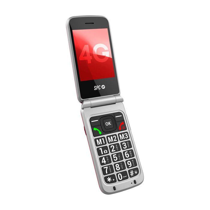 Handy für Senioren (Klappe) - SPC - SPC STELLA 3 - Große Tasten - SOS-Taste - 4G VoLTE