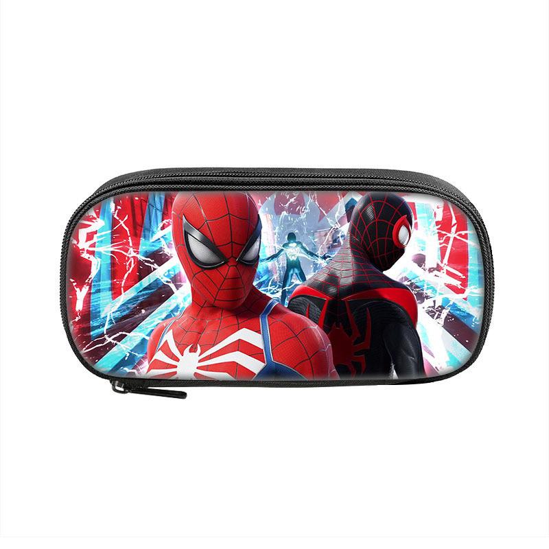 Spiderman Miles Morales Pencil Case With Polyester Material For Students And Gift Use