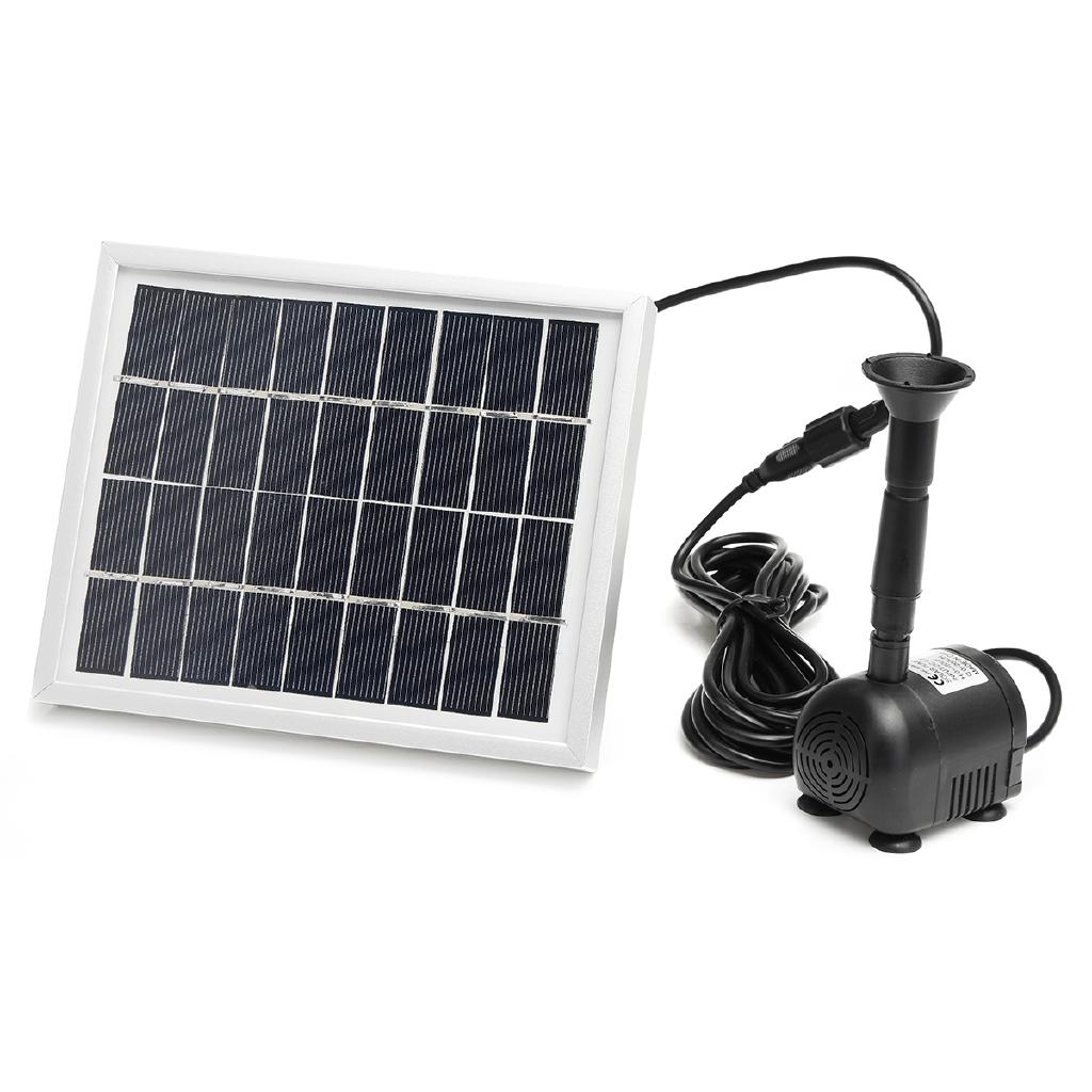 Pannello Solare Pompa Acqua Alimentazione Piscina Sommergibile Fontana Giardino Piante Irrigazione Alimentazione Fontana Stagno Giardino Decorazione Esterna 2W