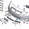 BMW 3 Series E92 LCI Fog Light Surround (51117227923, 51117227924)