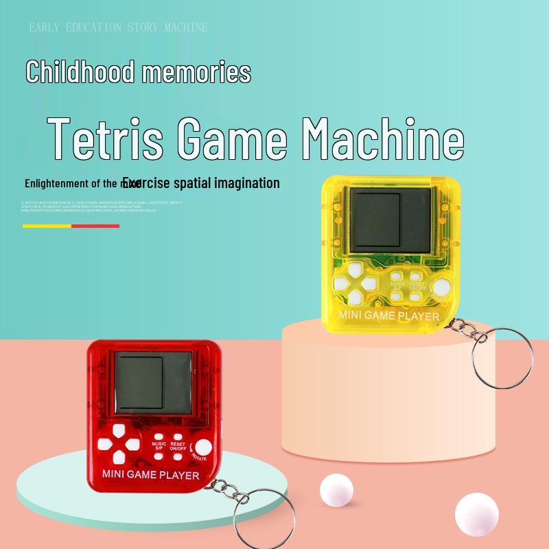 Retro Mini Tetris Game Console for Kids - Nostalgic Standalone Toy Gift