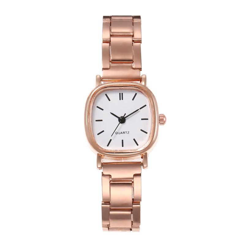 Retro Square Women's Exam Watch - Simple & Stylish Stainless Steel Quartz Watch