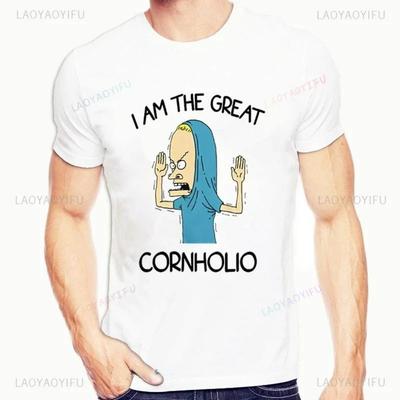 Funny Beavis And Butthead Beavis Butthead Print TShirt Tshirt For Men And Women Male Plain Crazy Tees Top TShirts Print