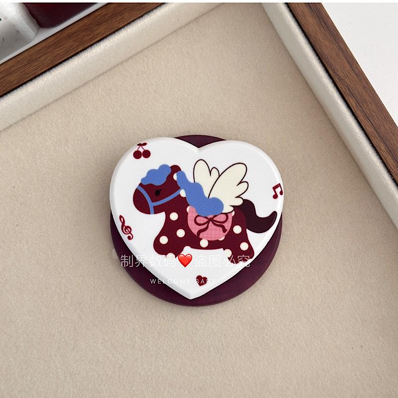 Magnetic Love Heart Kitty Magsafe Phone Stand and Sticker