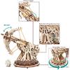 ROKR 3D Wooden Puzzles for Adults, DIY Wooden Ballista Launcher Toys Building Model Kits STEM Projects Toys for Boys/Girls