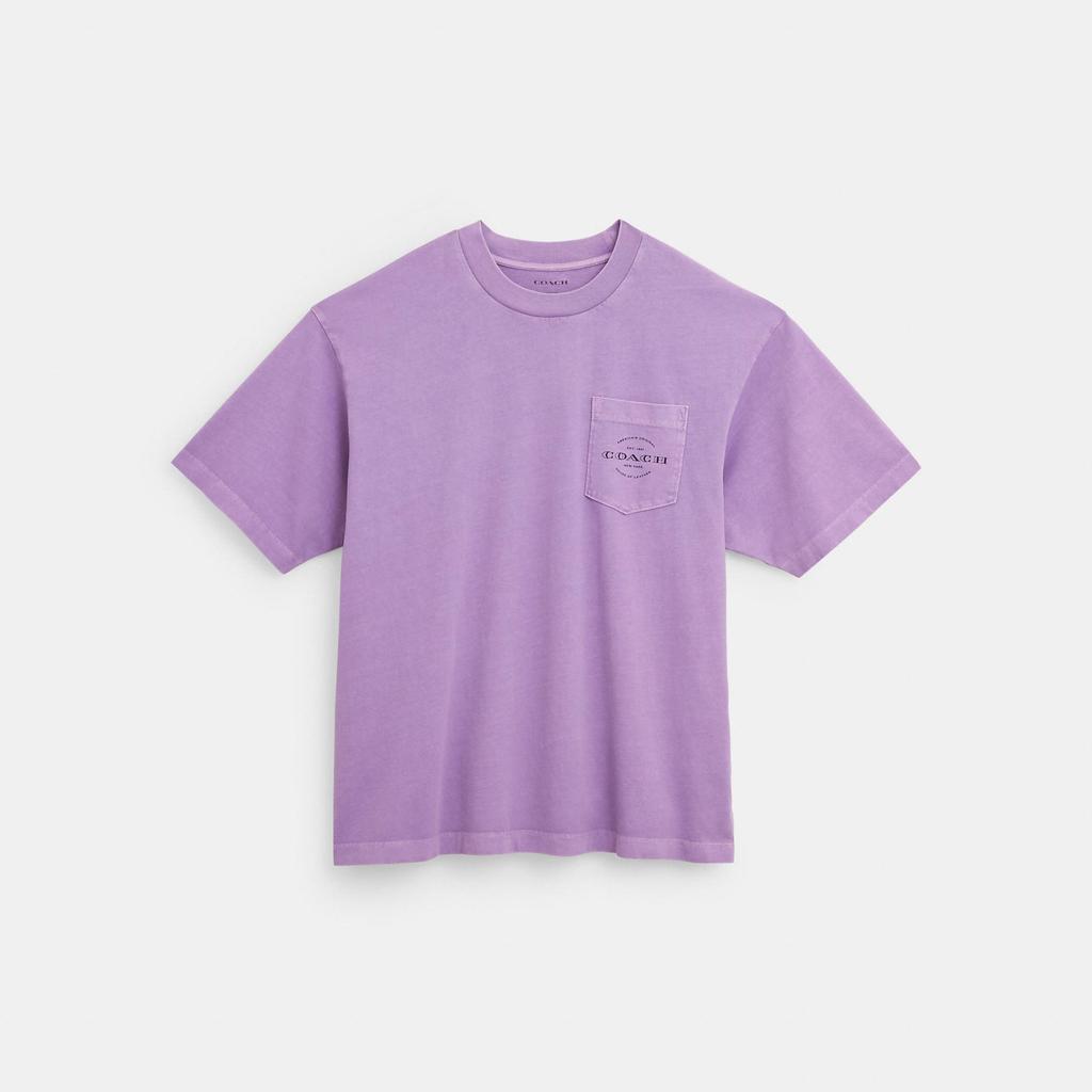 Coach PockeT T shirT Smoke