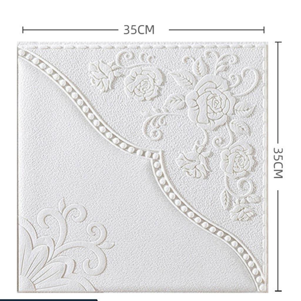 20/10/5/1Pcs 35*35cm Wallpaper Brick 3D Wall Sticker Foam Self Adhesive DIY Living Room Decor Waterproof Paper