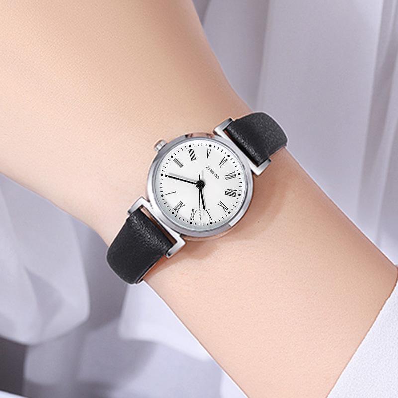 

Жіночий простий модний шкіряний кварцовий годинник - Цифровий дисплей