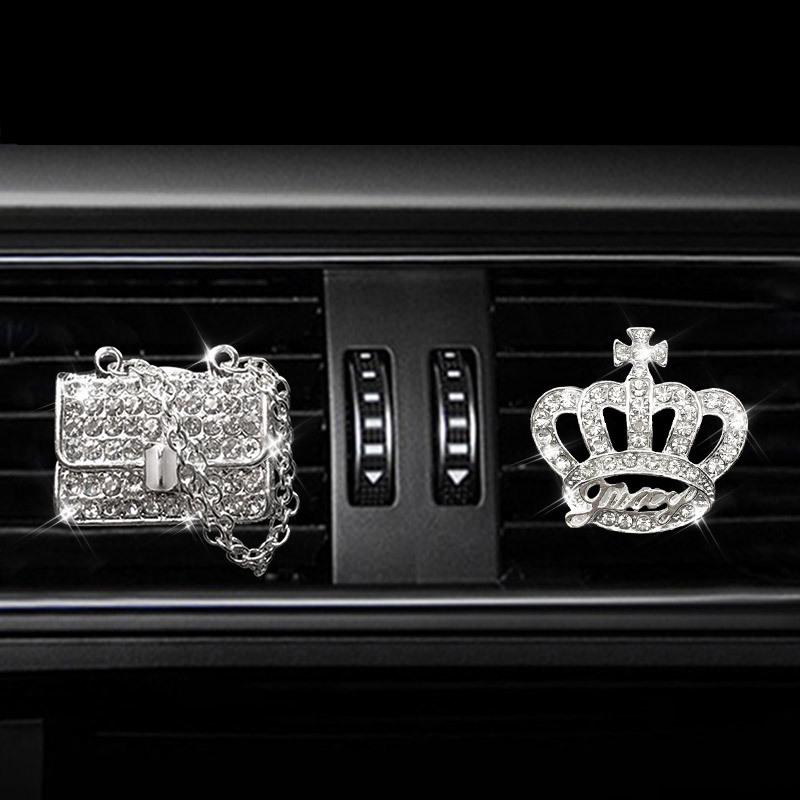 Rhinestone High Heels Car Vent Aromatherapy Clip – Stylish Car Interior Perfume Ornament