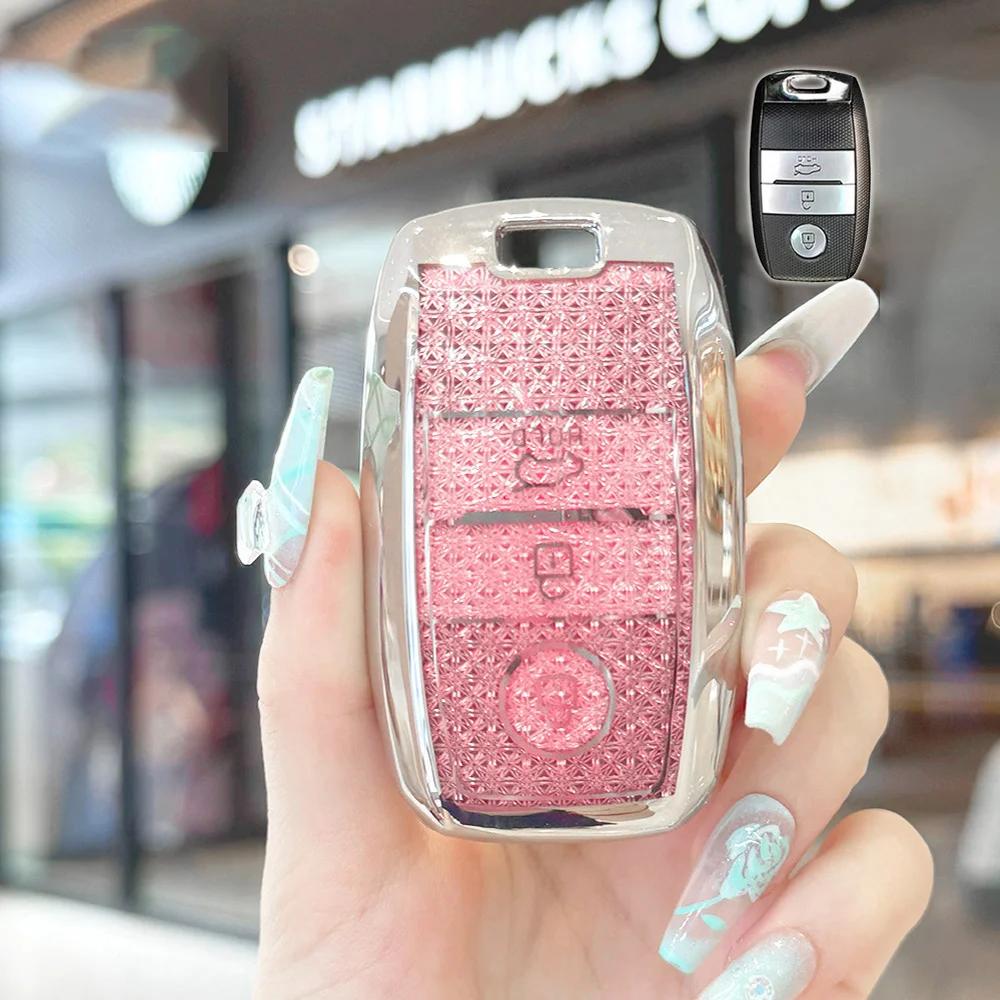 Car For KIA Rio Rio5 Sportage Ceed Cerato K3 KX3 K4 K5 Sorento Optima Picanto Smart Key Case Cover Fob Keychain New Fashion TPU