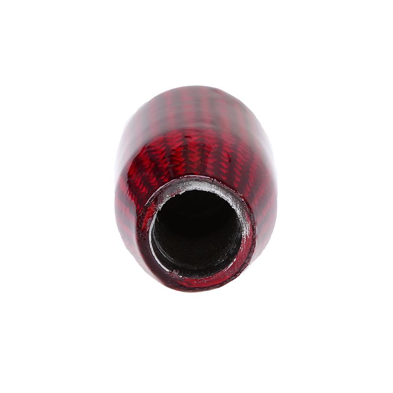 Car Shift Knobs Carbon Fiber Gear Shift Knob Universal Most Cars Shift Knob Cover Handle Shifter Lever Auto Accessories