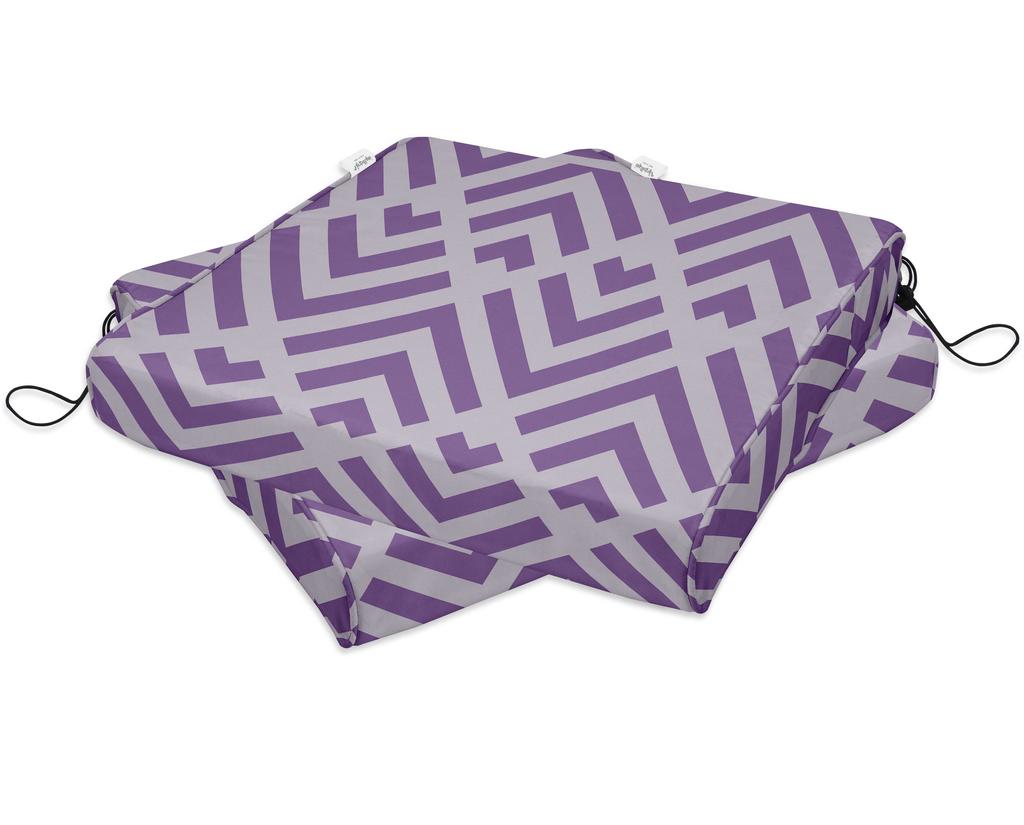 Vargottam Perfect Outdoor Indoor Square Corner Seat Cushions Water-Resistant Lounge Chair 18.5" X 16" Home Office Patio Furniture