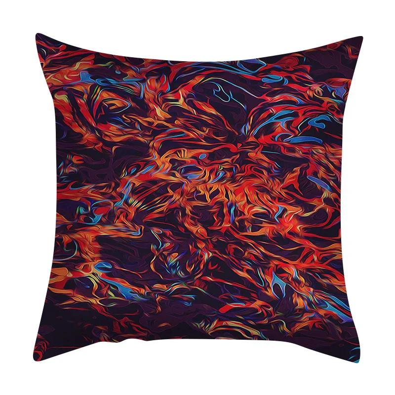 Sofa Car Seat Decor Home  Chair Cushion Cover Abstract Irregular Ink Marble Pattern Pillow