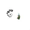 Creative 3D Peacock Wall Clock Sculpture Stylish Decorative Art for Home Office Bedroom Living Room