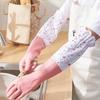 Latex Rubber Dish Washing Gloves Velvet Housework Gloves Winter Cleaning Gloves  To Protect Hands