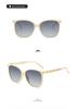 Trendy Oversized Women's Sunglasses: Fashionable Street Style UV Protection for Outdoor Travel