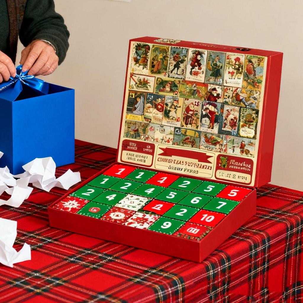 2026 Christmas Countdown Calendar Christmas Puzzles 24 Days Holiday Puzzles Countdown Calendar For Teens For Men Women Boys