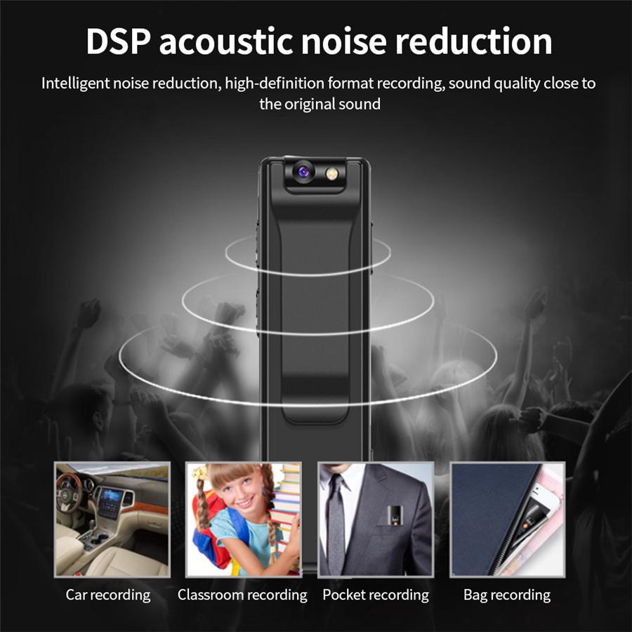 Mini Digital Camera Micro Cam Magnetic Motion Flashlight Loop Recording Camera