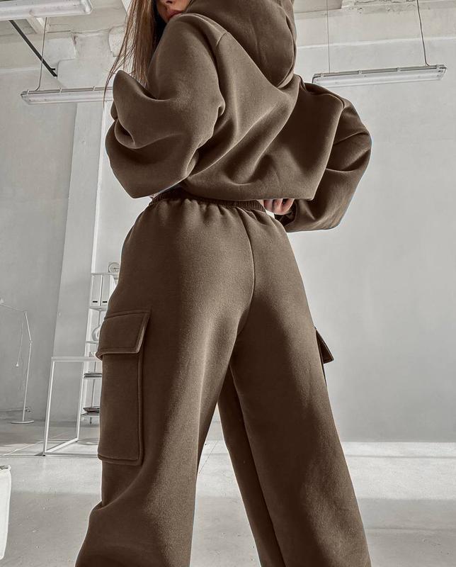 2025 Fall/Winter Women's Fashion Sportswear Casual Hoodie Set