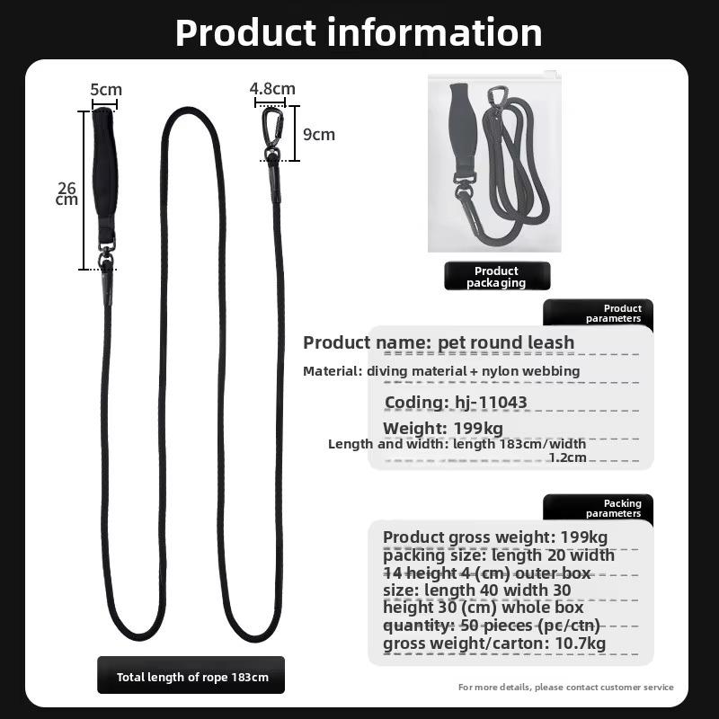 Shock Absorbing Bungee Dog Leash, Nylon Retractable Lead With Zinc Alloy Clip For Small Medium Dogs Walking Training