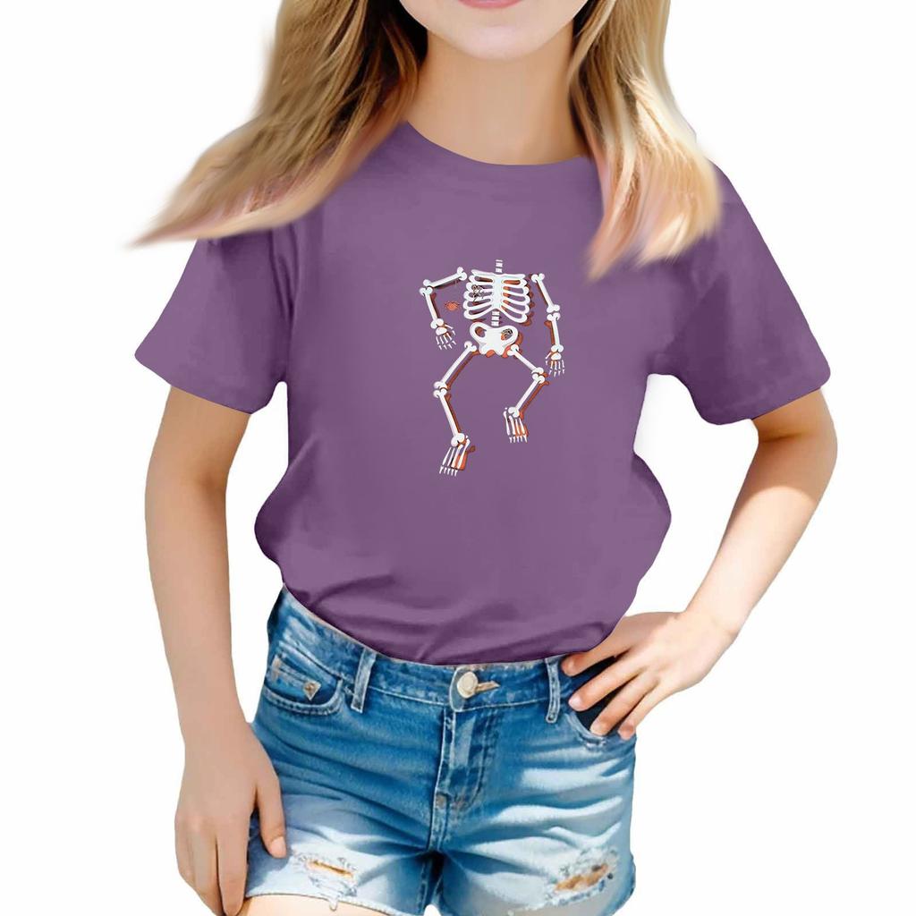 Toddler Girl Boy T-Shirts Halloween Day Kids Top Boys And Girls Printed Short Sleeved T-shirt