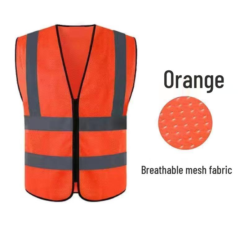 Multi-Pocket Reflective Vest for Drivers, Sanitation, Traffic, Cycling & Construction