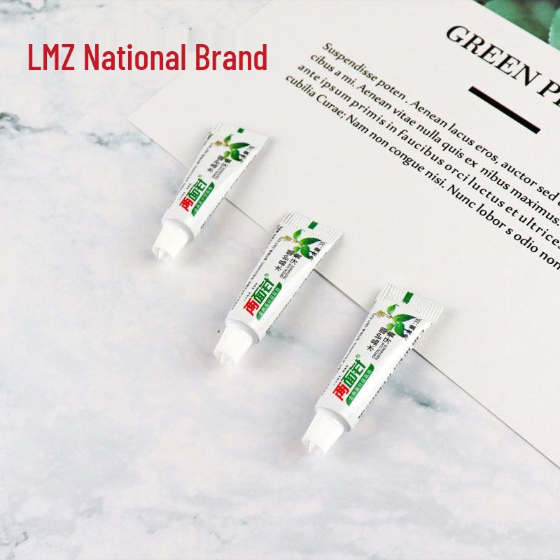 Disposable 3g Toothpaste for Gum Protection with Lid - Ideal for Bath Travel, Hotel, Guest House