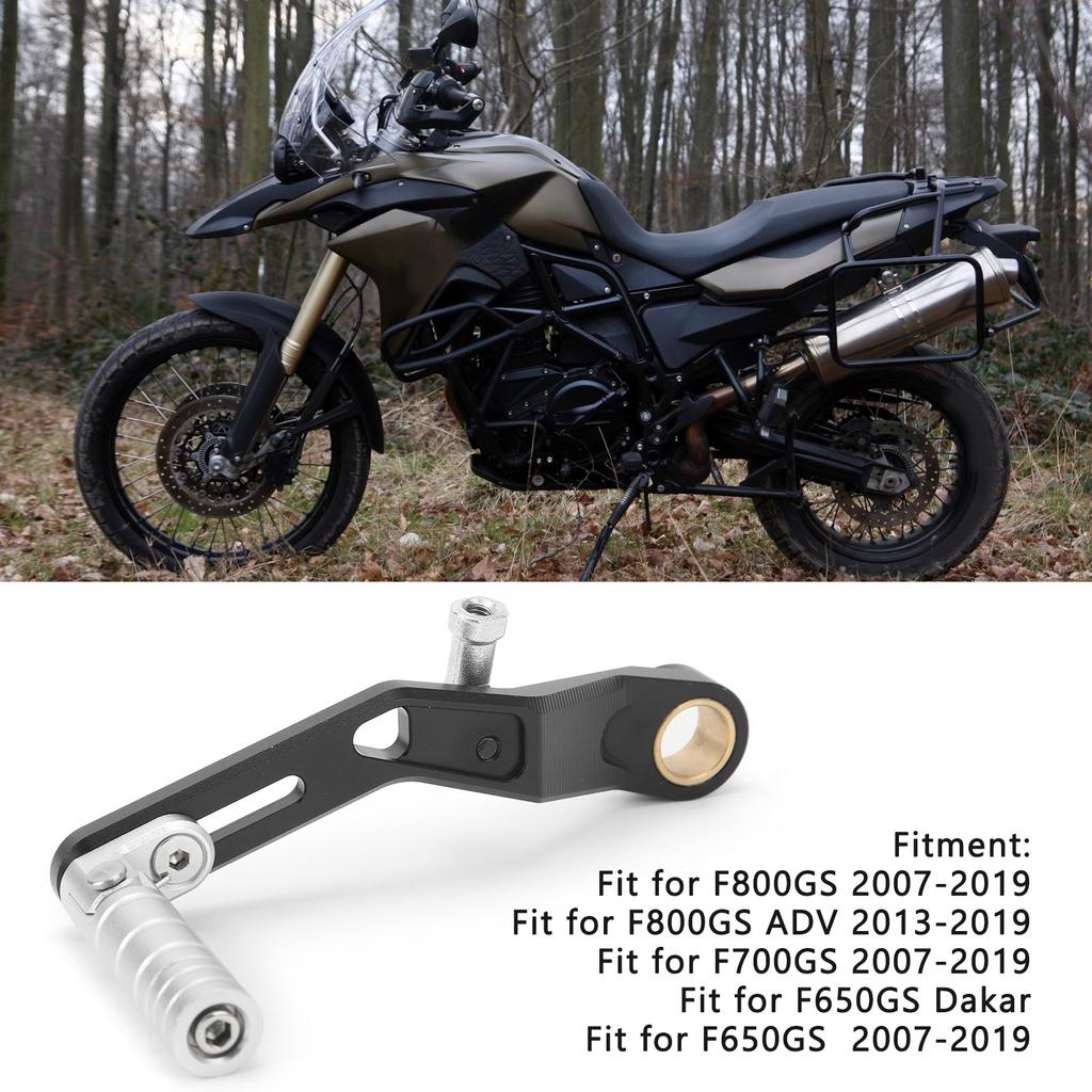 Motorcycle Adjustable Folding Gear Shifter Aluminum Alloy Gear Shift Pedal Lever Fit For F800GS F700GS F650GS Silver