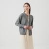 Cardigan Adult Women's Sweater Women's Knitted Top with Pure Cotton Spring and Autumn Thin Round Neck Knitted Thin Coat