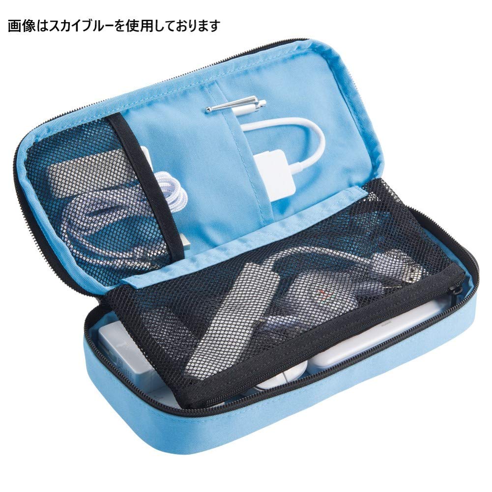 LIHIT LAB ALCLEA Box Pencil Case, Large, Navy, A7924-11