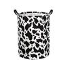 Large Foldable Cow Print Laundry and Storage Basket for Dorm or Home