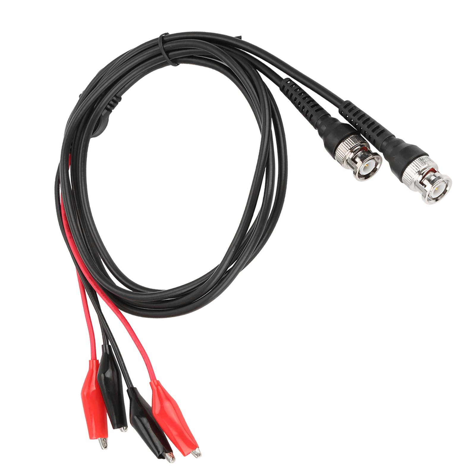 

2 шт. P1011 BNC Q9 до подвійного затискача-крокодила Кабель тестового щупа для осцилографа