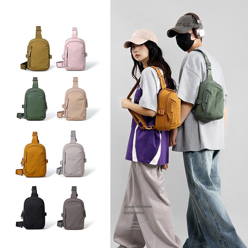 Multifunkční venkovní malá taška Sportovní voděodolná taška přes rameno crossbody Nylonová náprsní taška