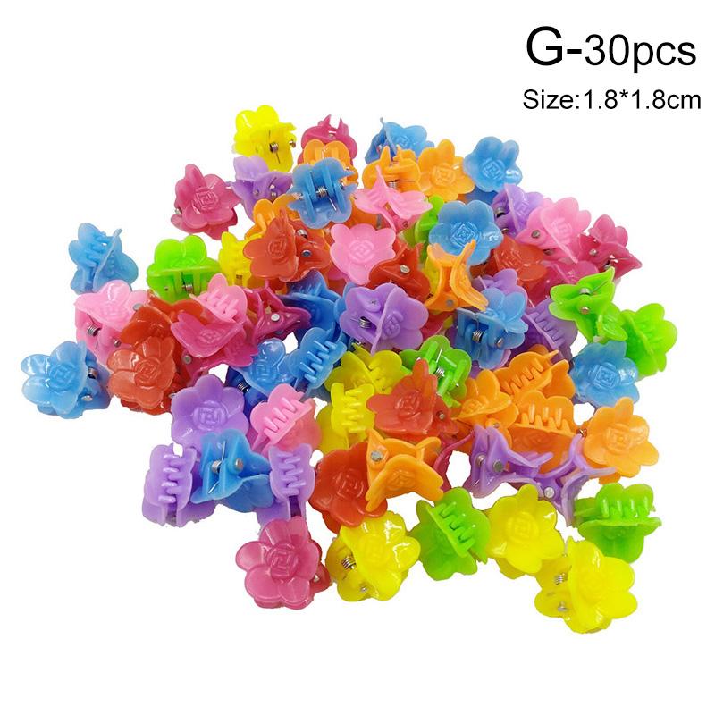 Buy 30Pcs Cute Hair Accessories Sweet Hair Claw Candy Color Kids Girls