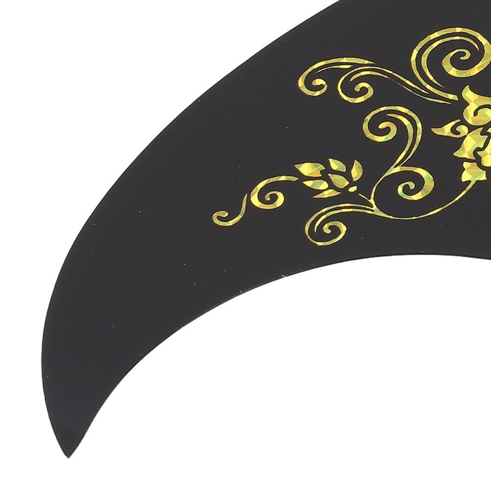 Golden And Silver Acoustic Guitar Pickguard Self Adhesive Protective Cover Guitar Protection
