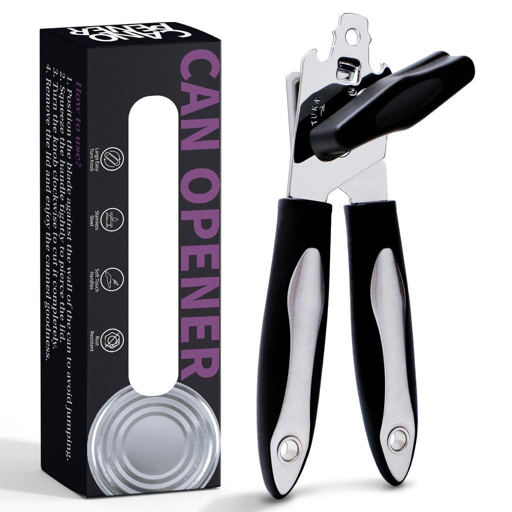 Multi-functional Stainless Steel Can and Bottle Opener