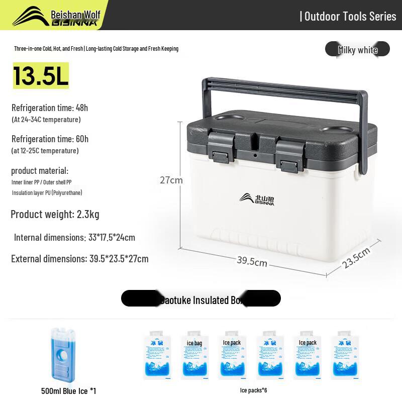 Beishanlang YZ074 Portable Cooler Box 13.5L