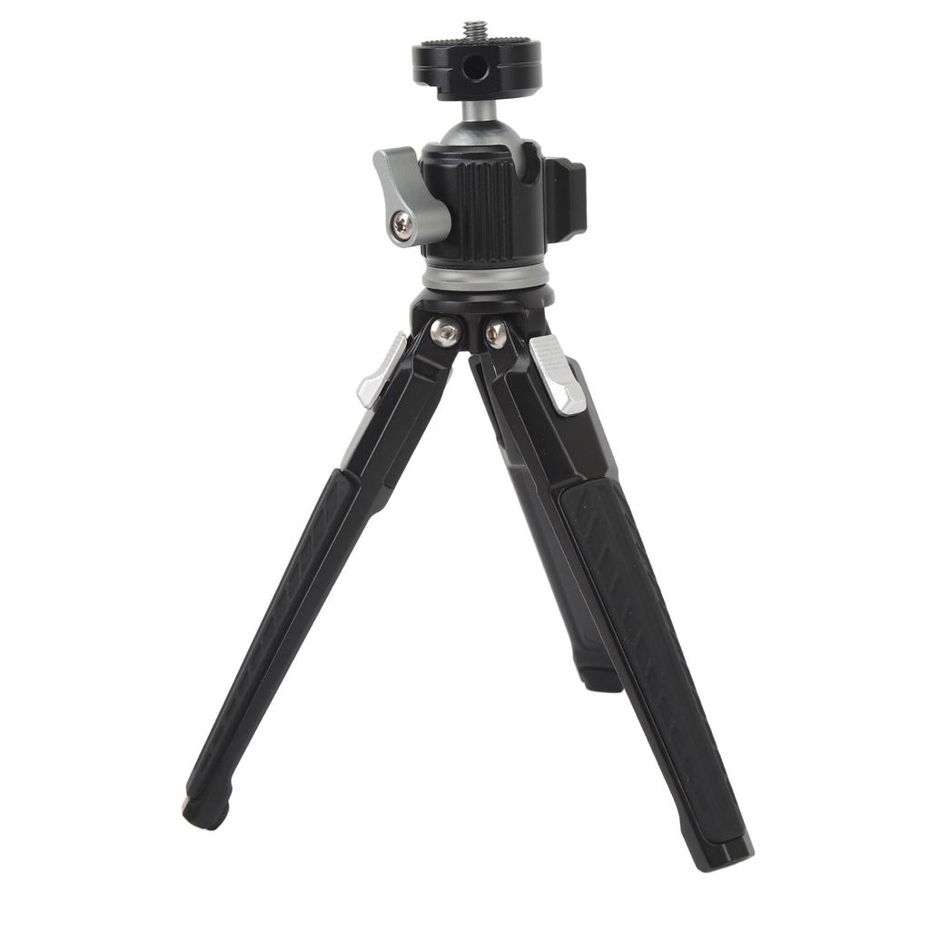 Tabletop Tripod 360 Degrees  Rotating Ball Head 4kg Load Capacity 14 Inch Screws Anti Slip Aluminum Alloy