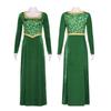 Anime Princess Green Dress Fiona Dress Shrek Cosplay Costume Halloween Fancy Fantasy Party Suit Roleplay for Adult Woman
