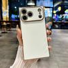Glänzende galvanisierte hautfreundliche weiche Hülle für iPhone 17 Pro Max Air 16 14 15 13 12 11 Plus Kamera Vollpackung Rückseite