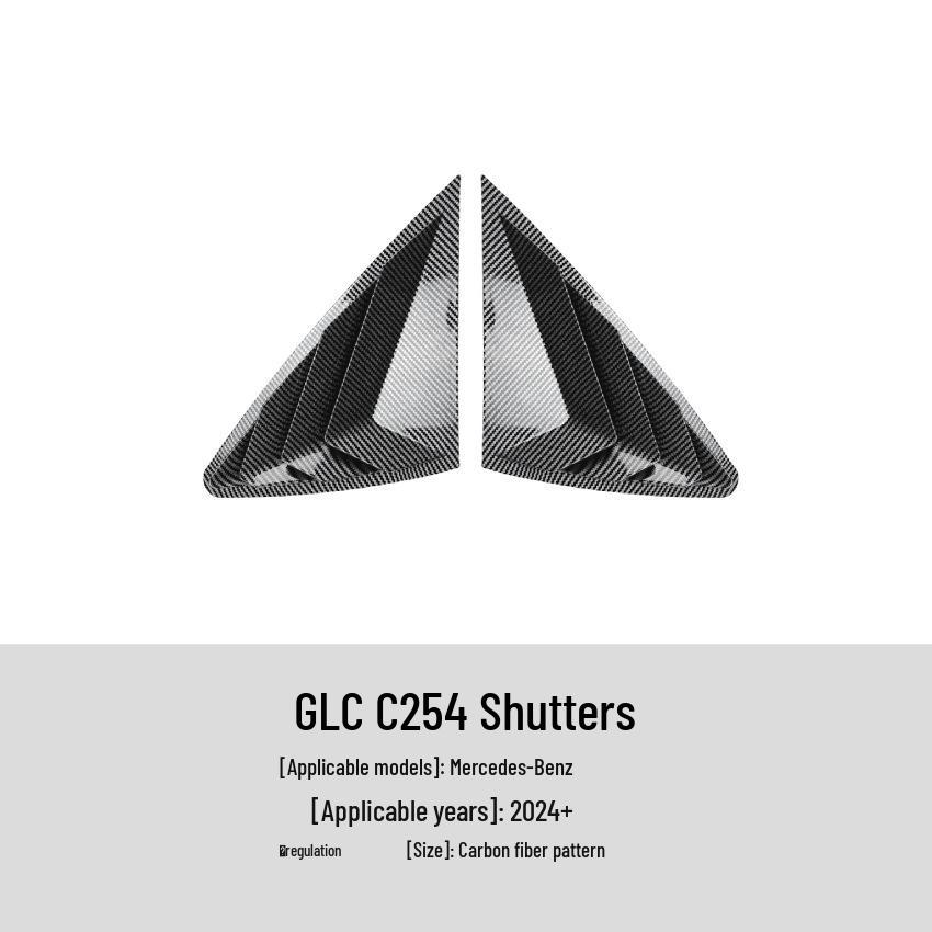 Mercedes-Benz GLC C254 Coupe 2024+ Triangle Window Decal Accessories