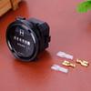 12v 24v 36v Hour Meter for Marine Boat Engine 2" Round Waterproof Gauge Motorcycle Car Truck Mechanical Hour Meter Counter Timer