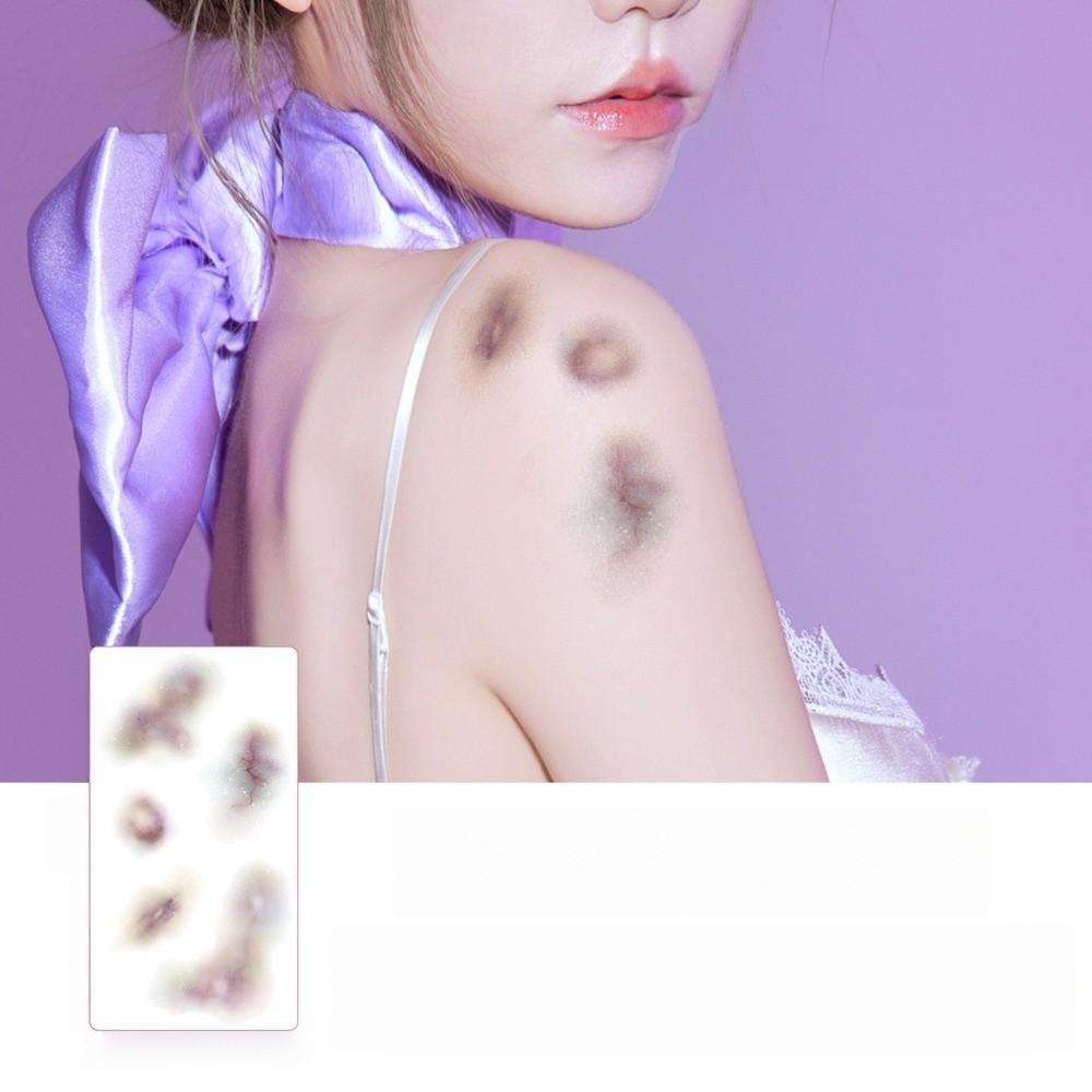 Cross Body Art Tattoo Sticker Cat Paws Cosplay Props Waterproof Bruise Tattoo Sticker Halloween