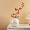 Farbverlauf Bunt Perlweiß Keramikvase Schreibtischdekoration Blumenarrangement Kunstblumenvase Raum Ästhetische Deko