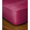 Plain 100% Cotton Fitted Sheet - 25cm Depth - Fuchsia - 140x190 Cm