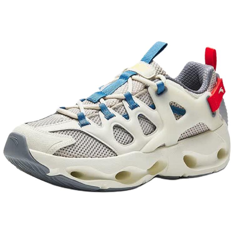 Anta Light Flow Summer Edition Outdoor Casual Sports Non-Slip Breathable Low-Top Climbing Shoes Men Shoes Gray Beige Blue 112628805-2